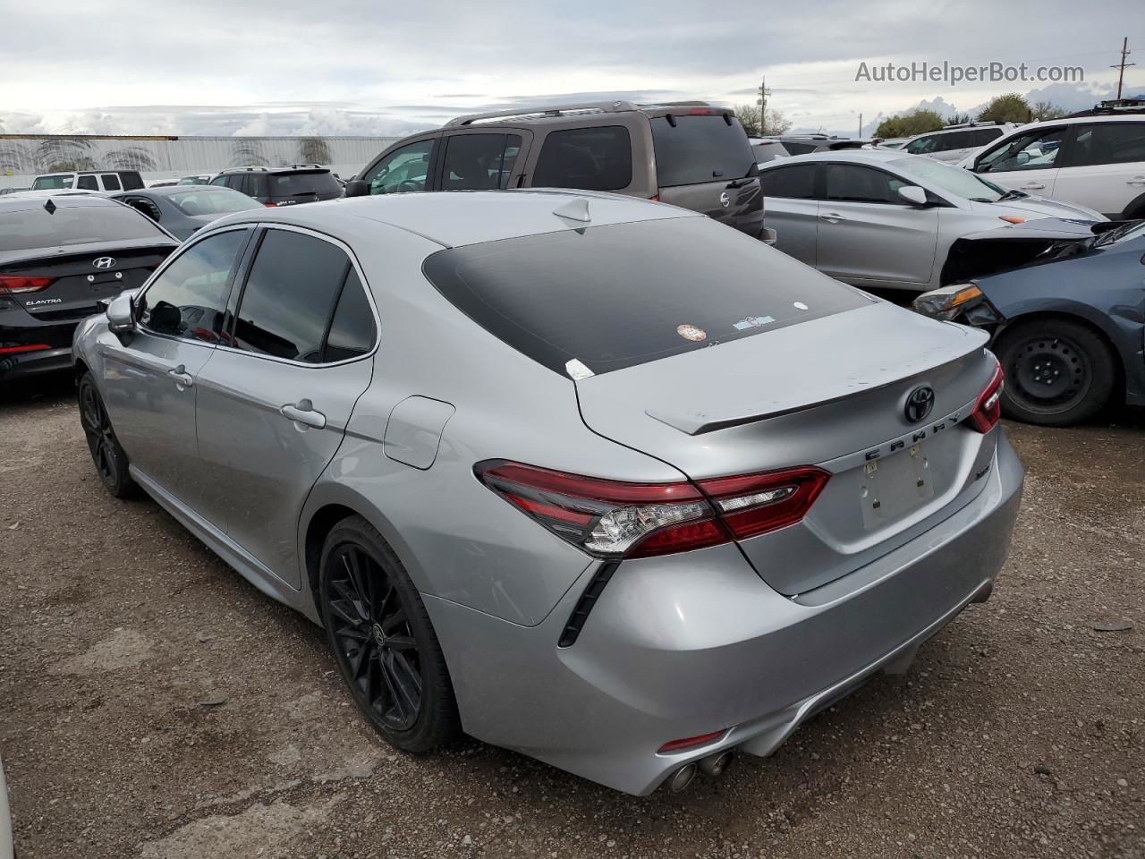 2021 Toyota Camry Xse Серебряный vin: 4T1K61AK0MU447600