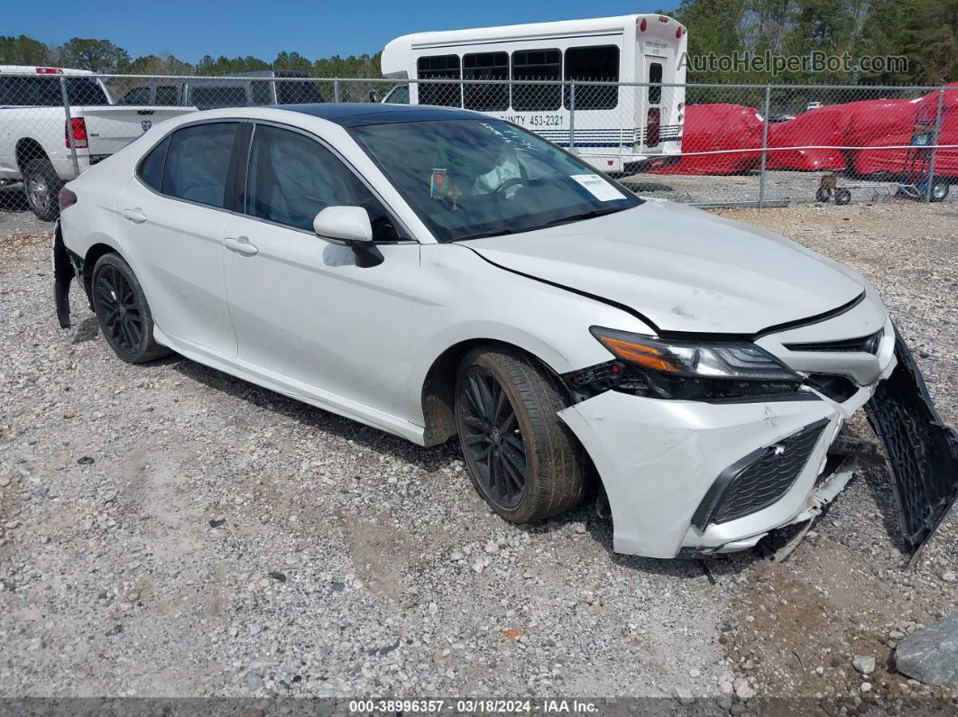 2021 Toyota Camry Xse White vin: 4T1K61AK0MU535658