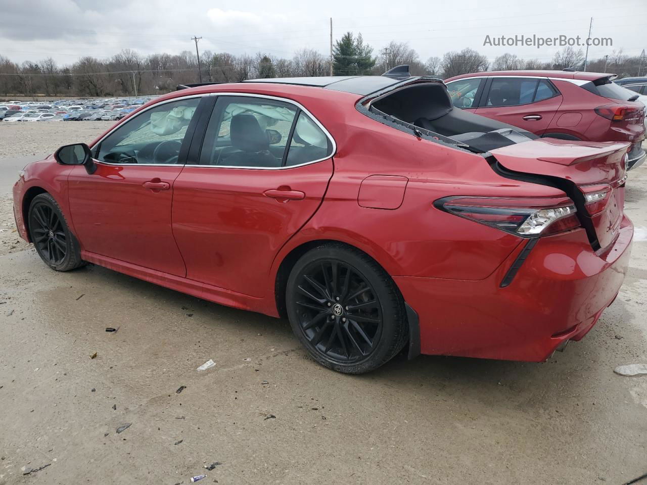 2021 Toyota Camry Xse Red vin: 4T1K61AK1MU425024