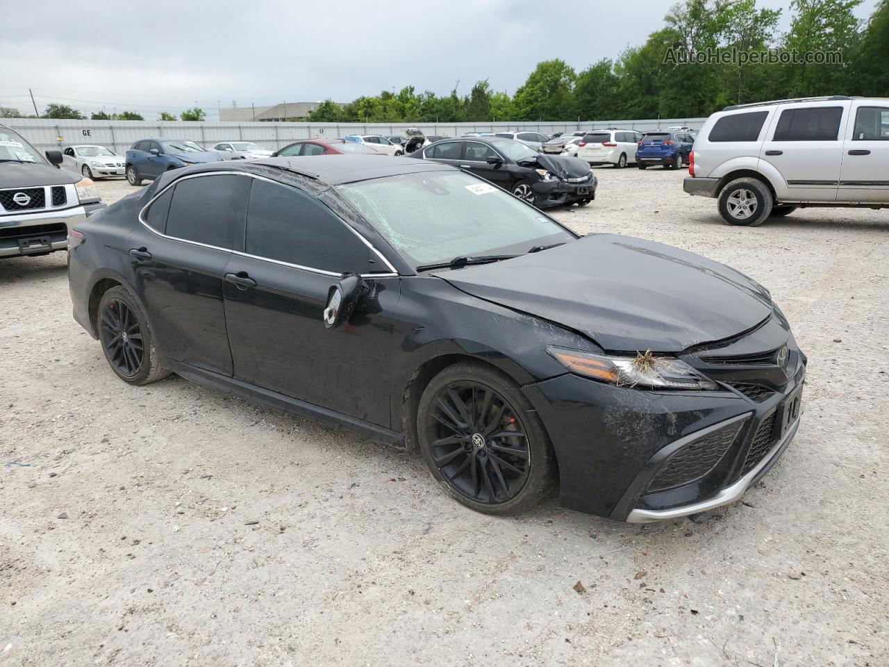 2021 Toyota Camry Xse Черный vin: 4T1K61AK1MU425105