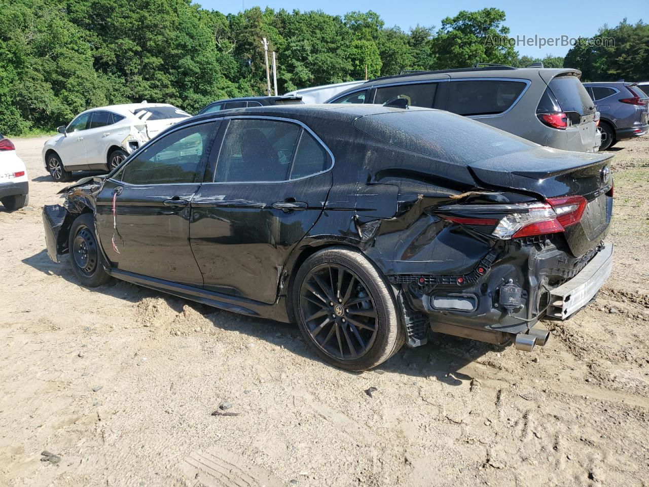 2021 Toyota Camry Xse Черный vin: 4T1K61AK1MU429137