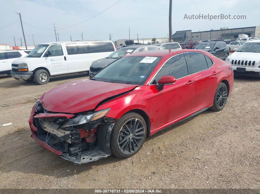 2021 Toyota Camry Xse Red vin: 4T1K61AK1MU455771