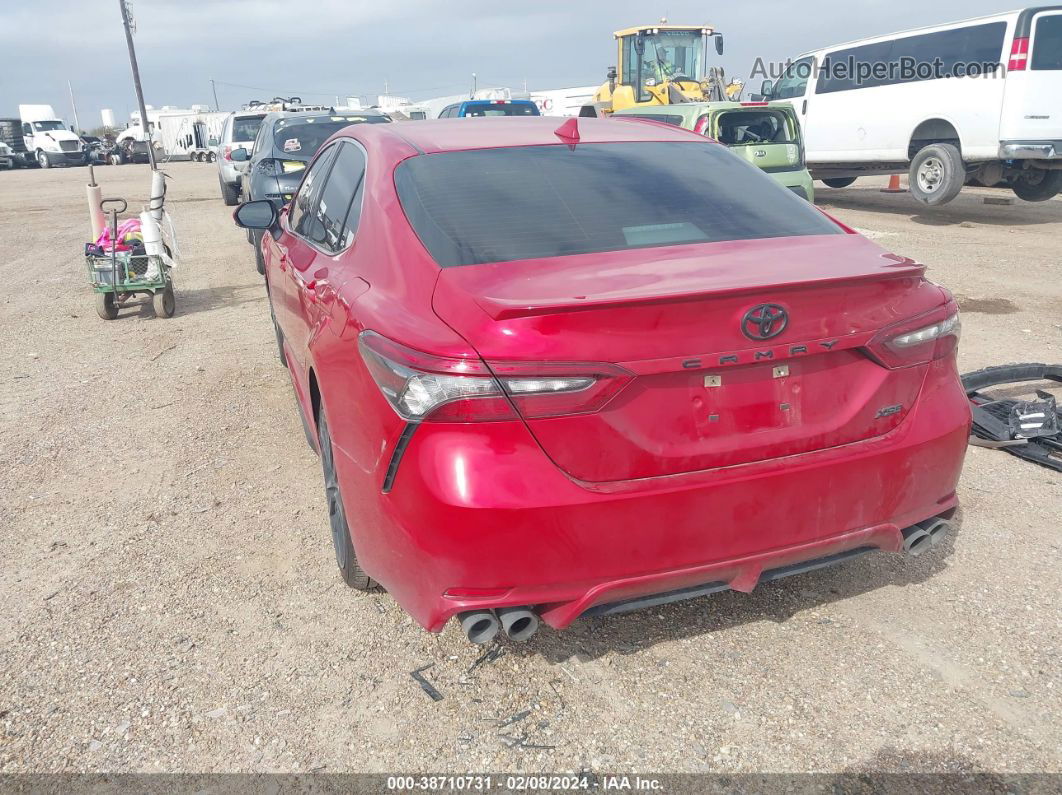 2021 Toyota Camry Xse Red vin: 4T1K61AK1MU455771