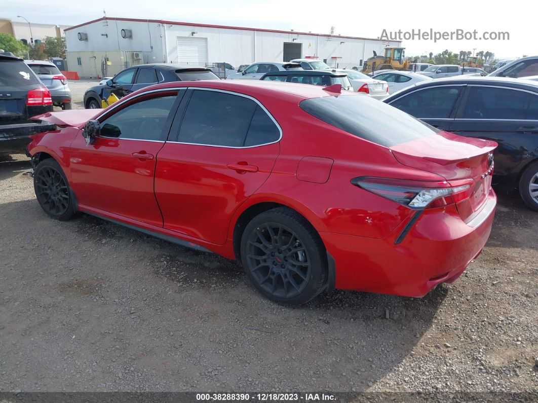 2021 Toyota Camry Xse Red vin: 4T1K61AK1MU485420