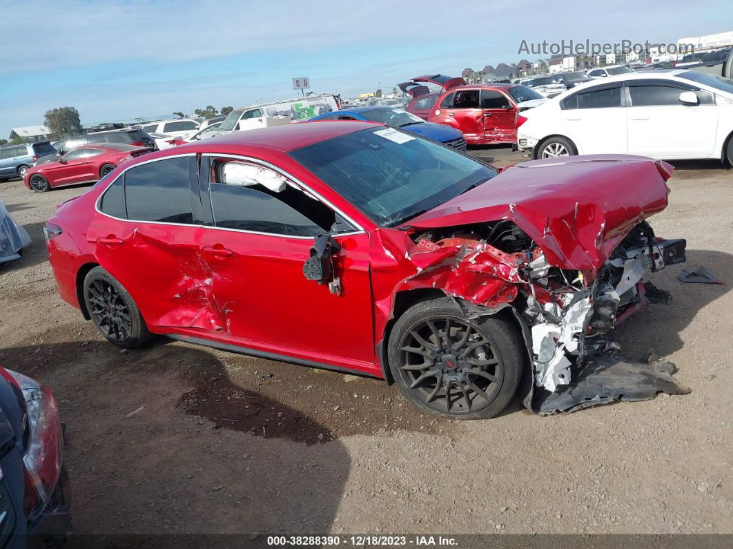 2021 Toyota Camry Xse Red vin: 4T1K61AK1MU485420