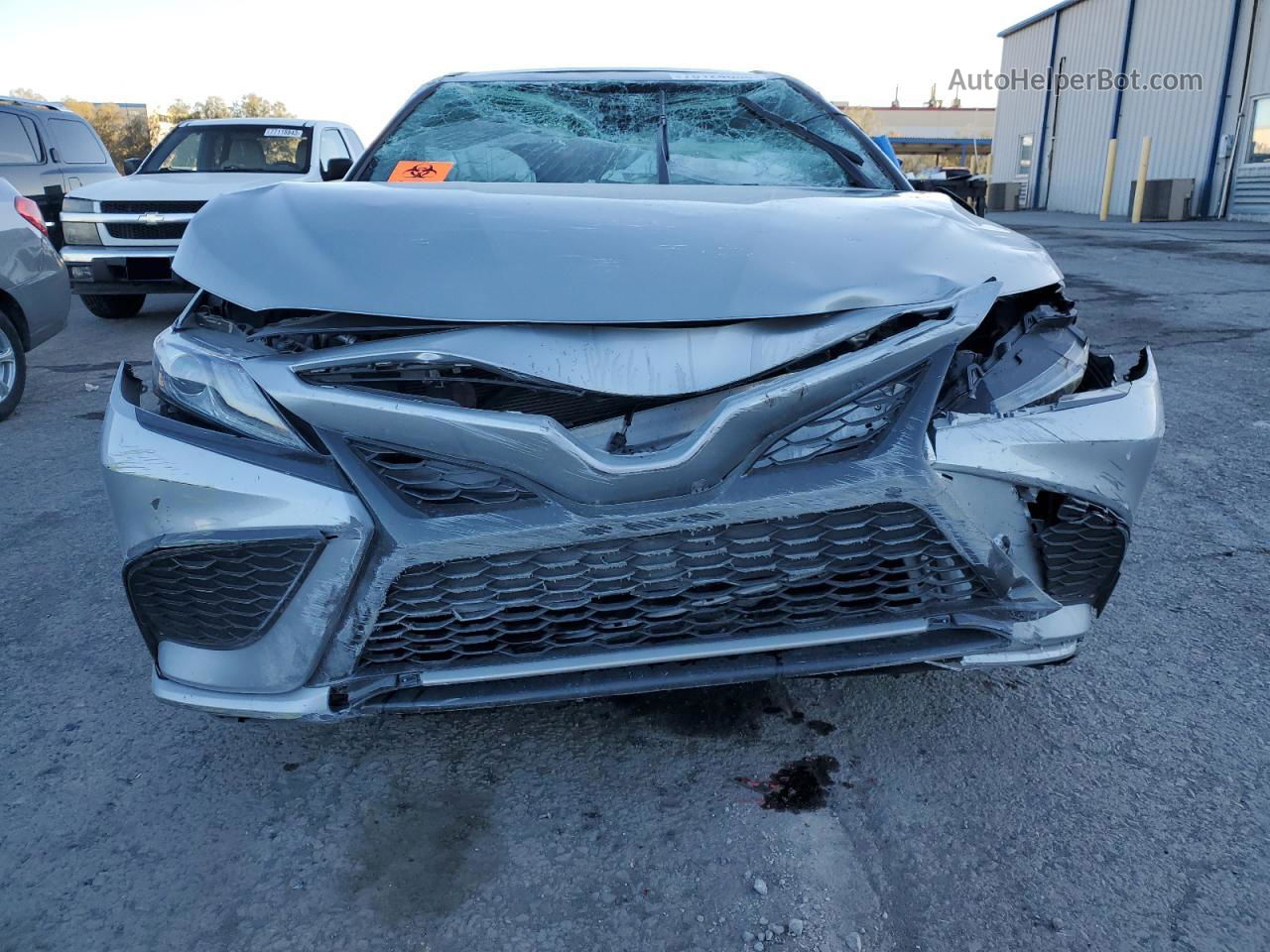 2021 Toyota Camry Xse Silver vin: 4T1K61AK1MU489791