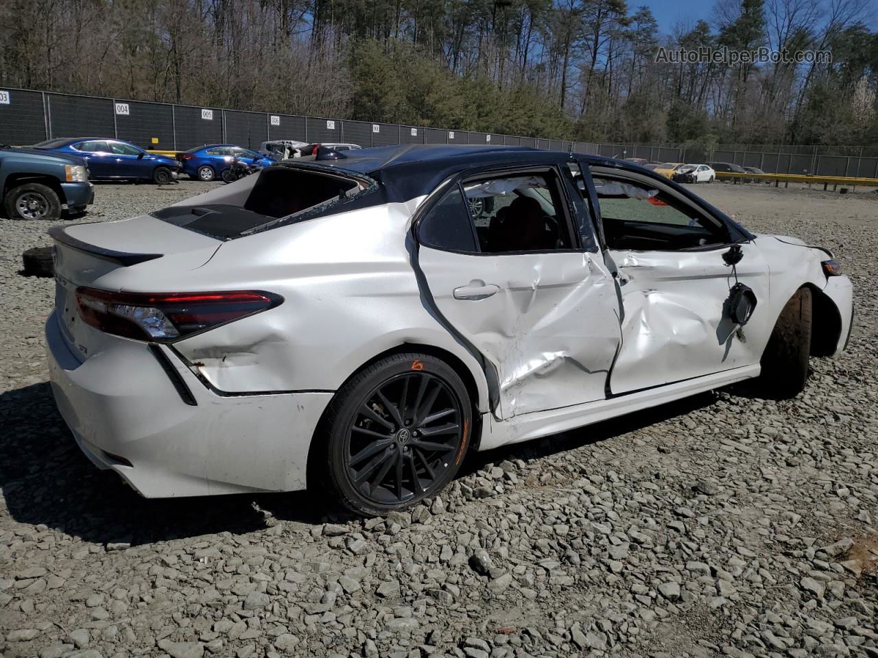 2021 Toyota Camry Xse White vin: 4T1K61AK2MU460932