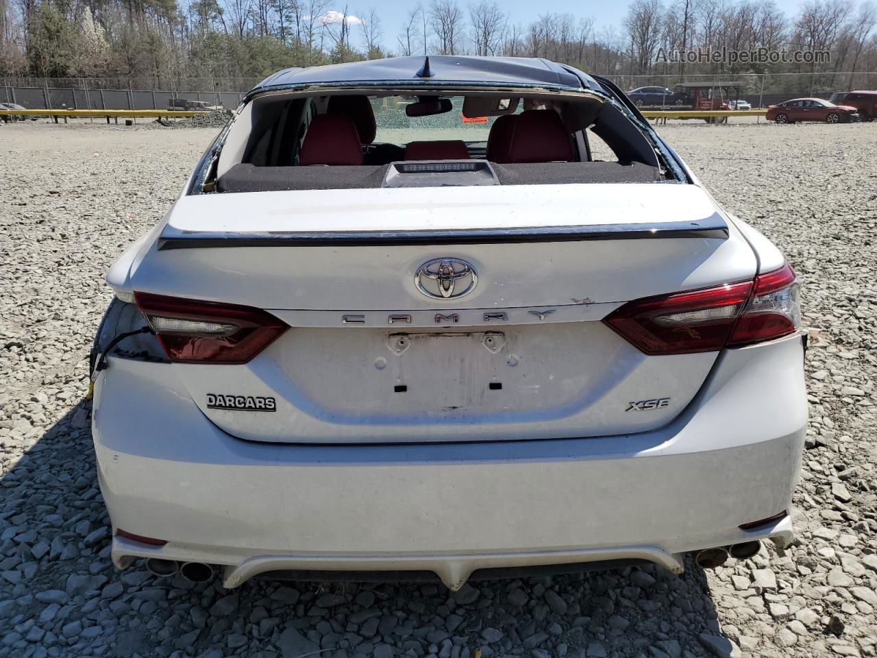 2021 Toyota Camry Xse White vin: 4T1K61AK2MU460932