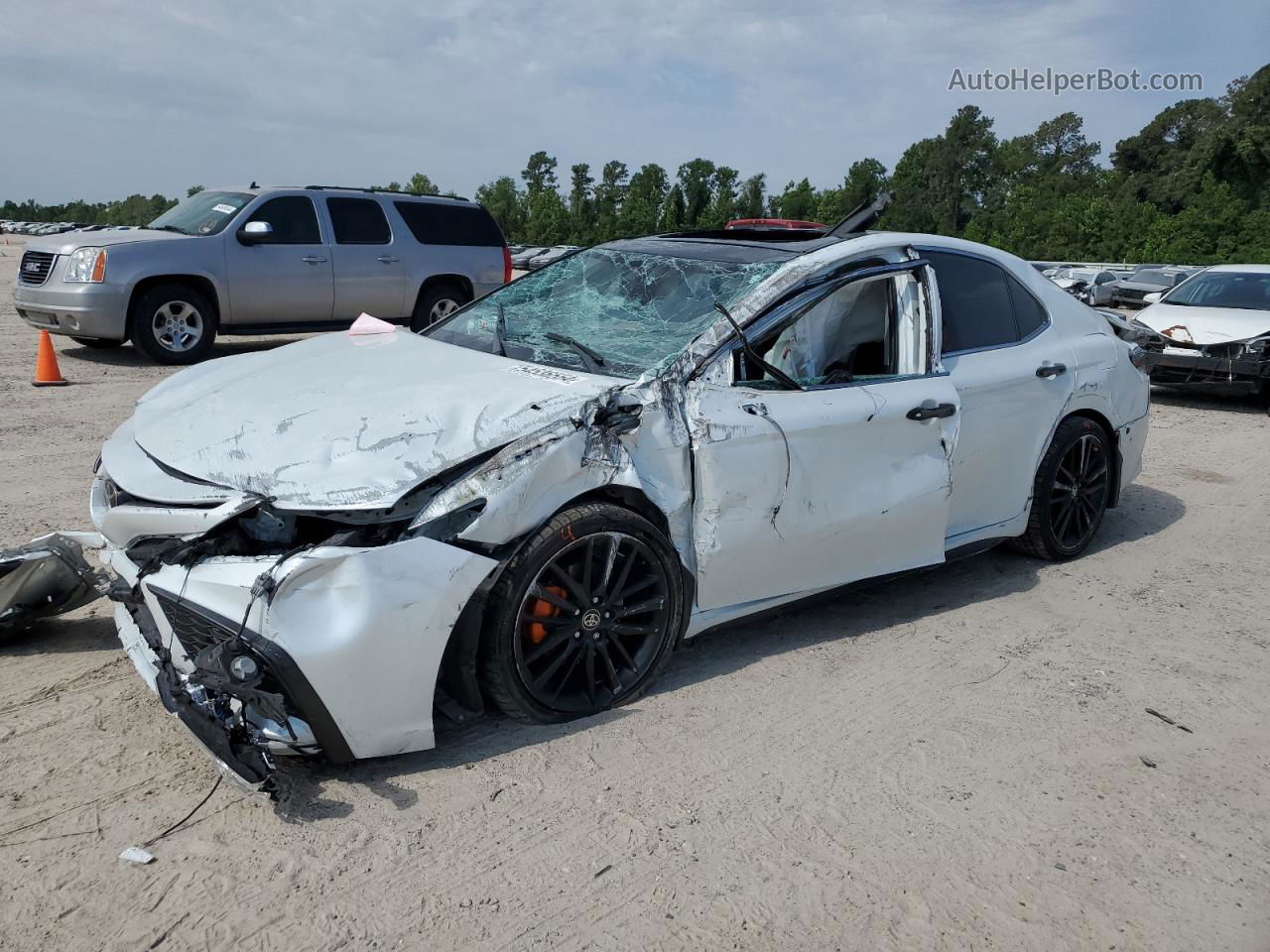 2021 Toyota Camry Xse White vin: 4T1K61AK3MU423260