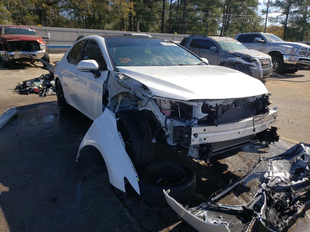 2021 Toyota Camry Xse White vin: 4T1K61AK3MU551014