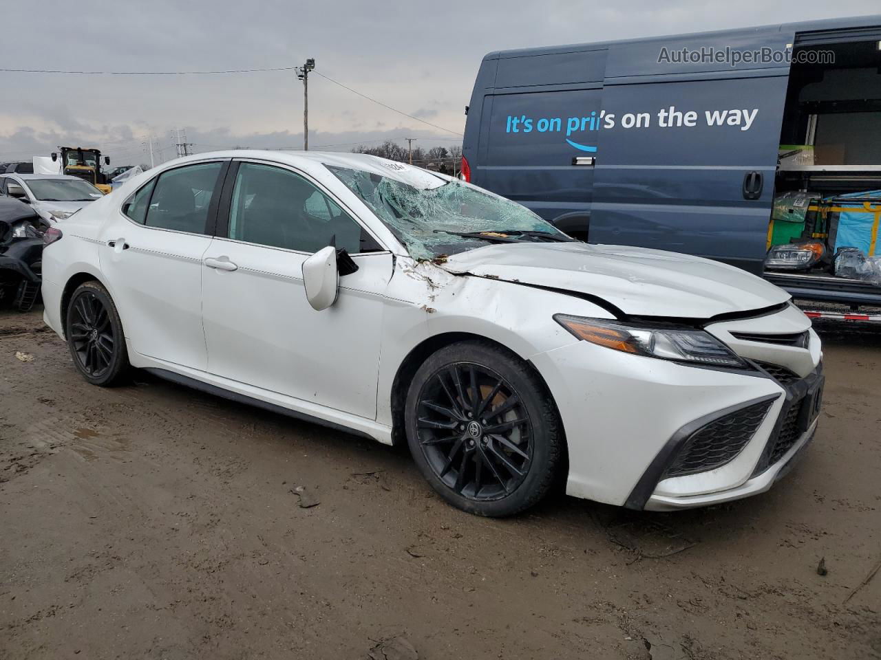 2021 Toyota Camry Xse Белый vin: 4T1K61AK3MU601121