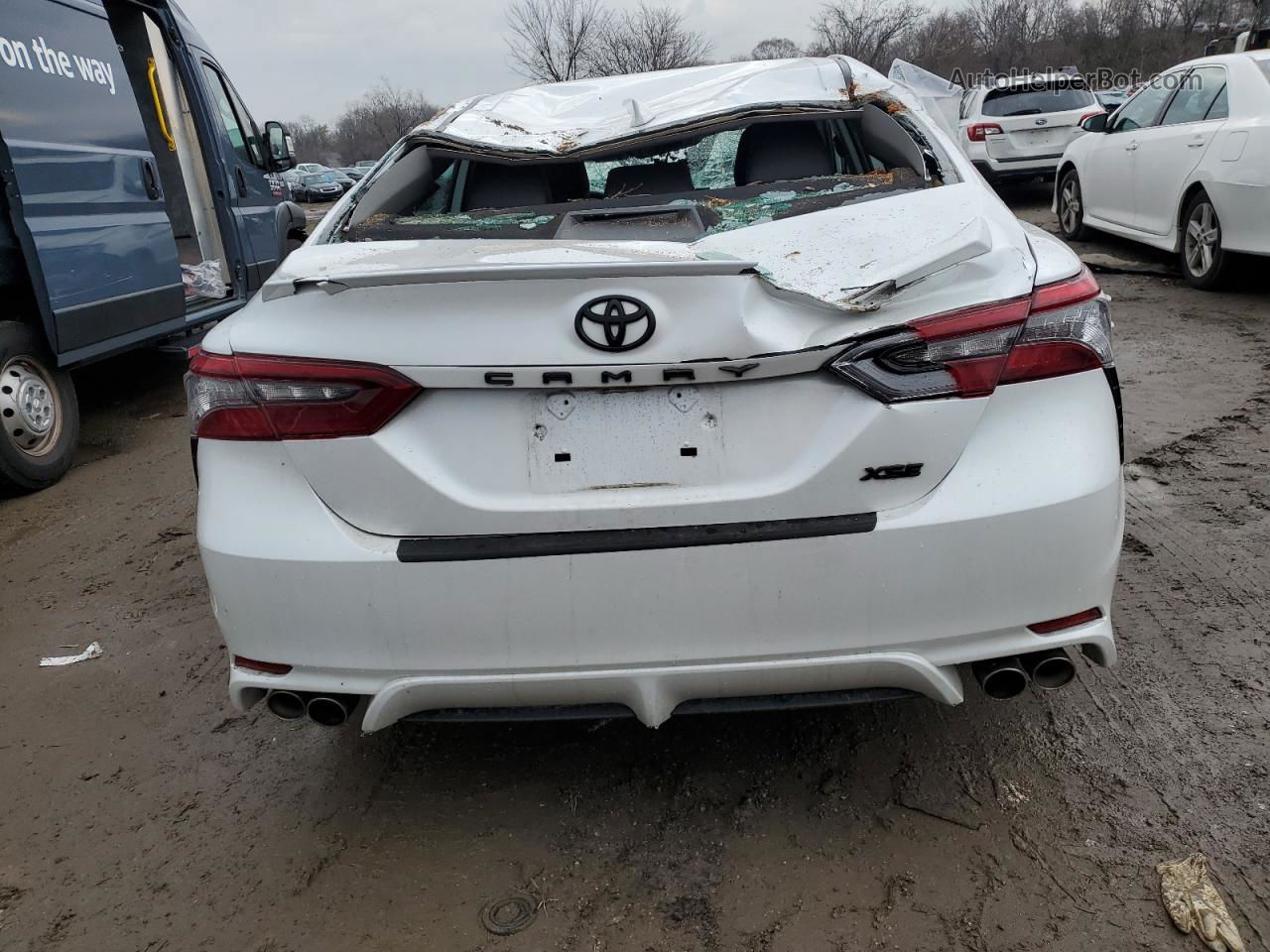 2021 Toyota Camry Xse White vin: 4T1K61AK3MU601121