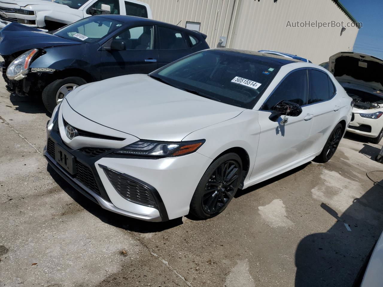 2021 Toyota Camry Xse Белый vin: 4T1K61AK4MU476548