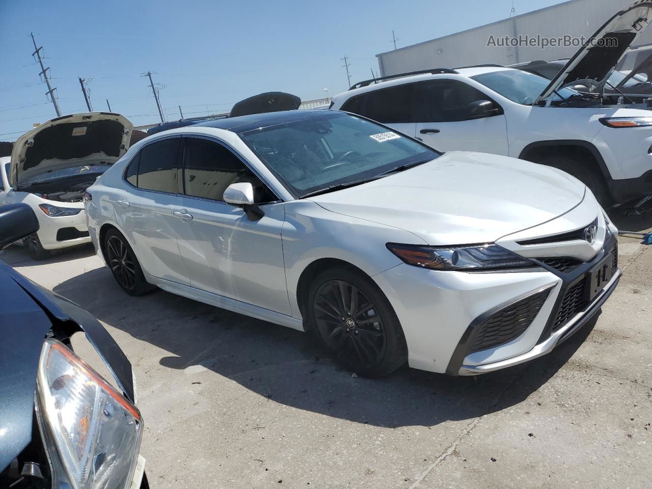 2021 Toyota Camry Xse White vin: 4T1K61AK4MU476548