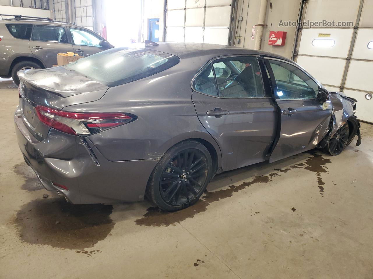 2021 Toyota Camry Xse Серый vin: 4T1K61AK5MU425933