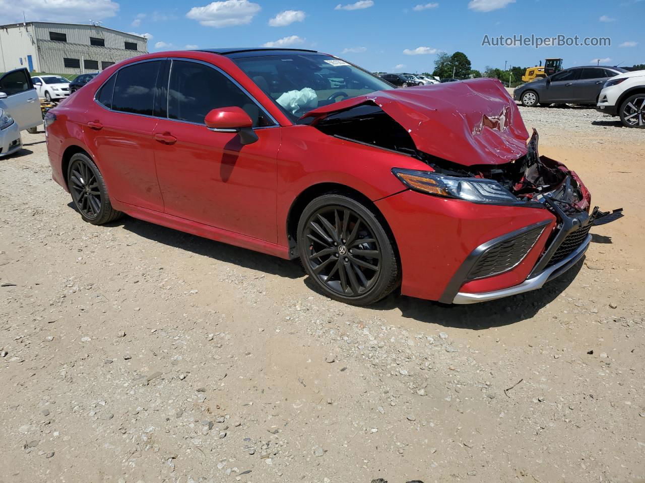 2021 Toyota Camry Xse Red vin: 4T1K61AK5MU445180