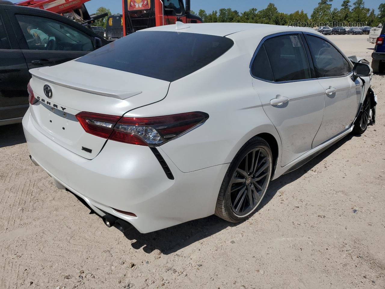 2021 Toyota Camry Xse White vin: 4T1K61AK5MU490099