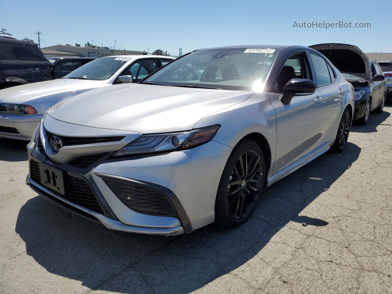 2021 Toyota Camry Xse Silver vin: 4T1K61AK5MU496114