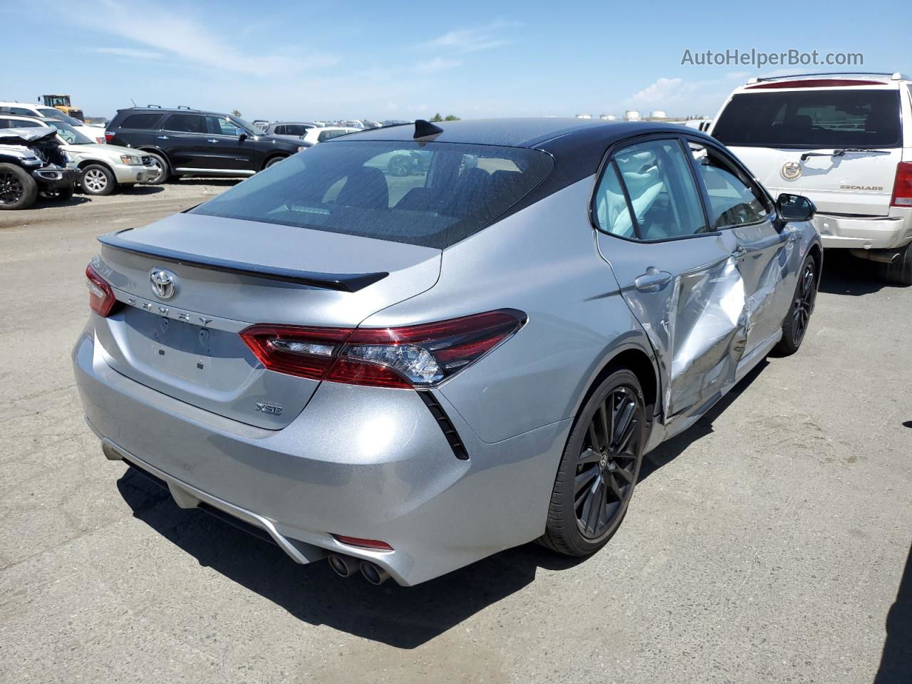 2021 Toyota Camry Xse Silver vin: 4T1K61AK5MU496114