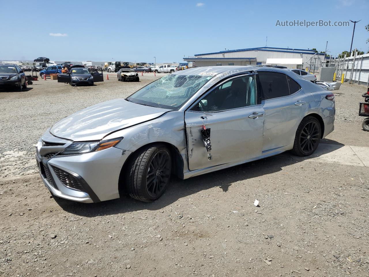 2021 Toyota Camry Xse Silver vin: 4T1K61AK5MU612640