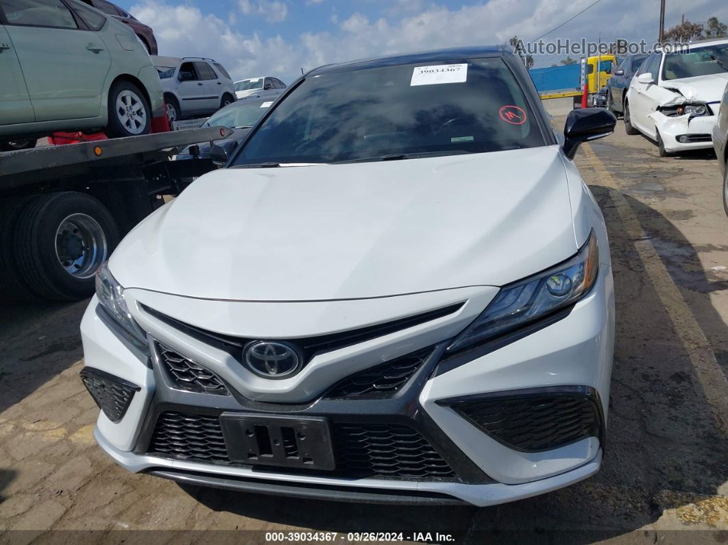 2021 Toyota Camry Xse White vin: 4T1K61AK6MU441042