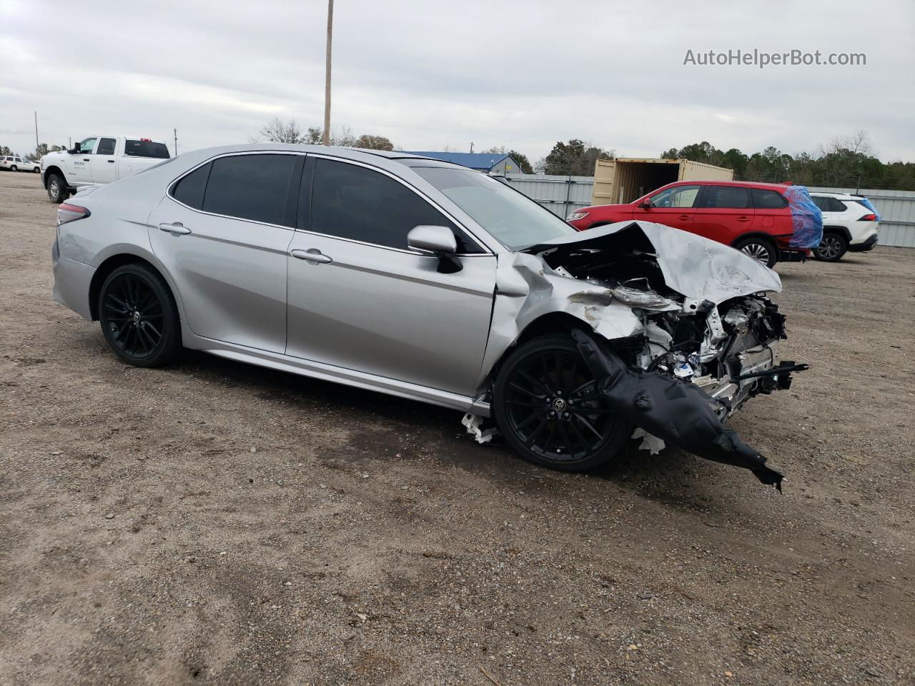 2021 Toyota Camry Xse Silver vin: 4T1K61AK7MU452776