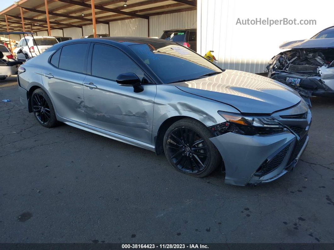 2021 Toyota Camry Xse Silver vin: 4T1K61AK7MU466564