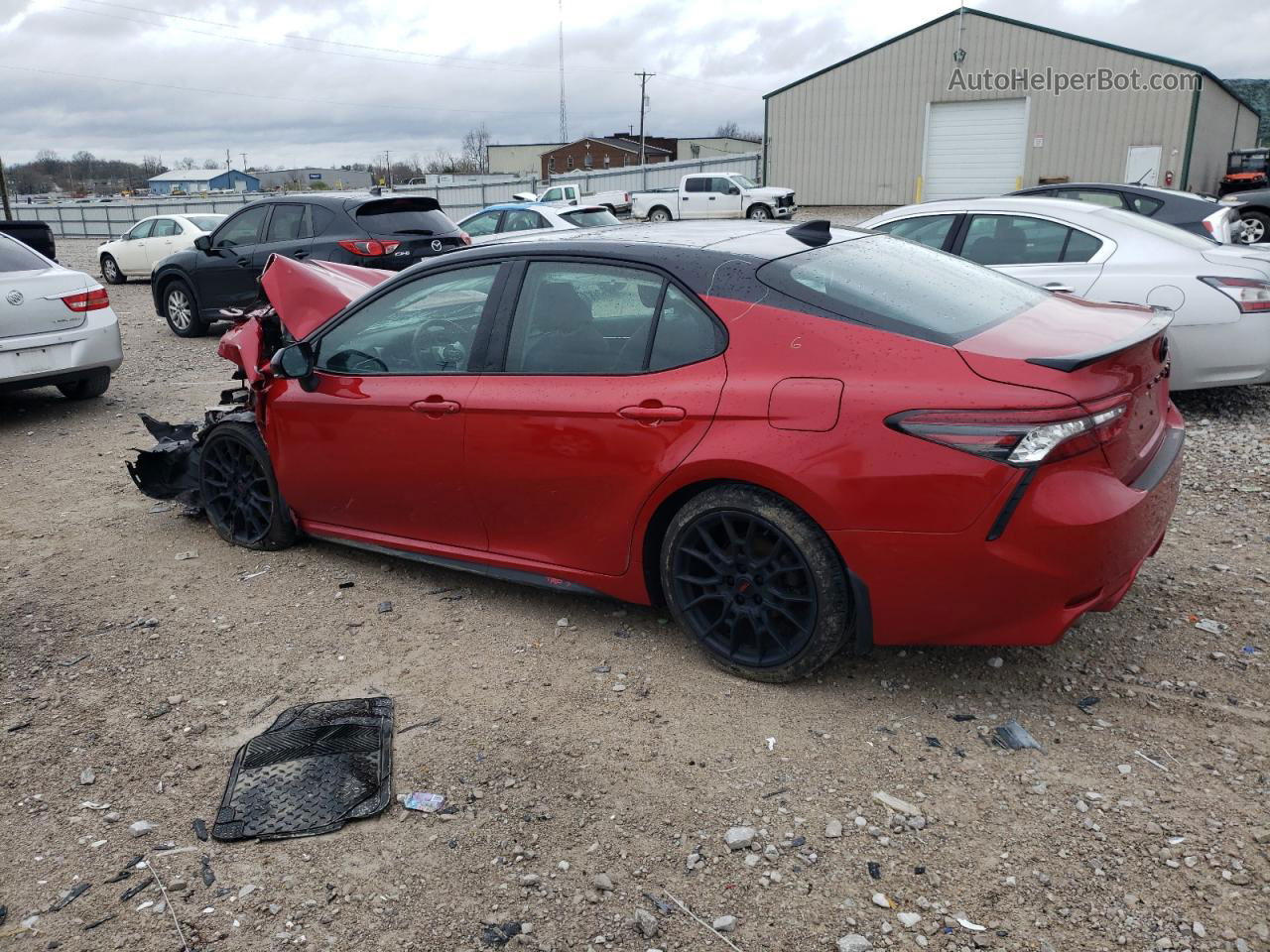 2021 Toyota Camry Xse Red vin: 4T1K61AK7MU467486