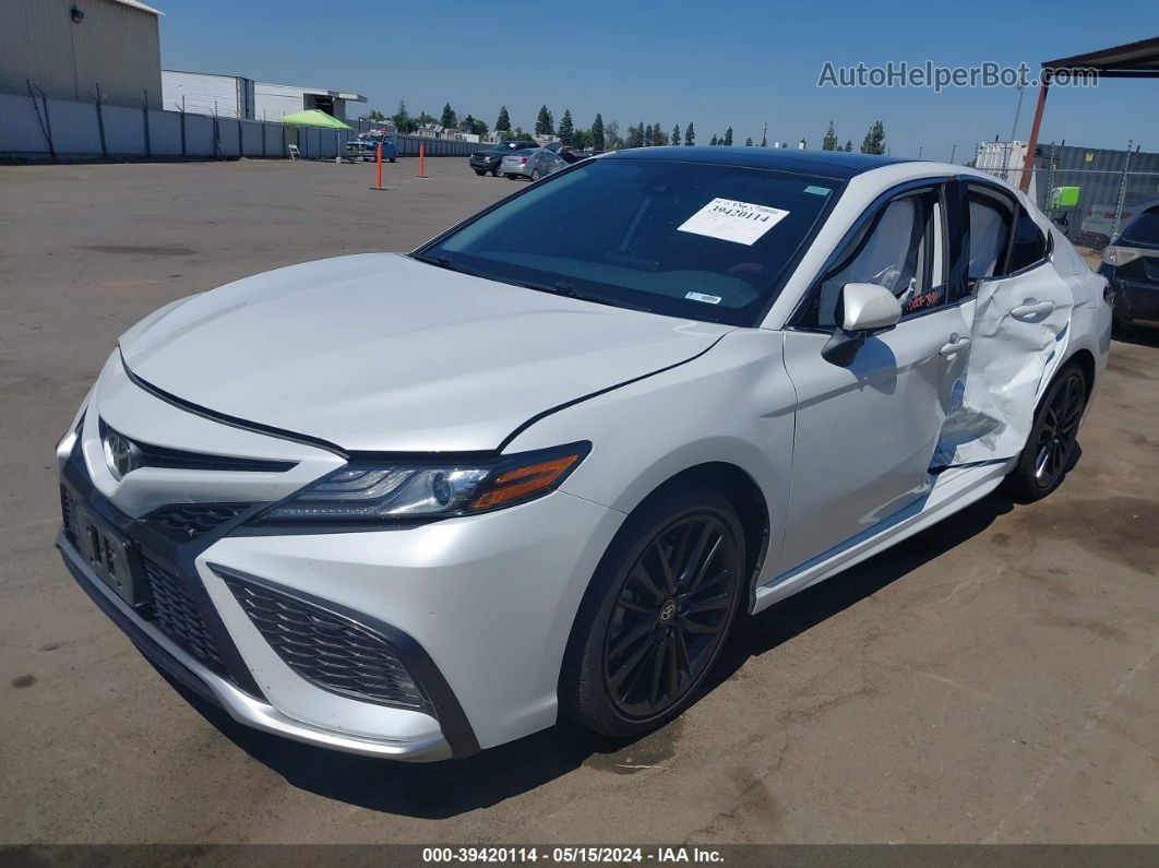 2021 Toyota Camry Xse Белый vin: 4T1K61AK8MU550098