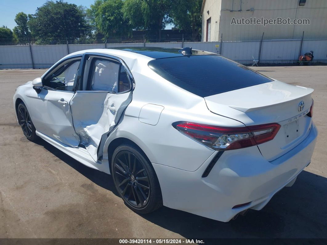 2021 Toyota Camry Xse Белый vin: 4T1K61AK8MU550098