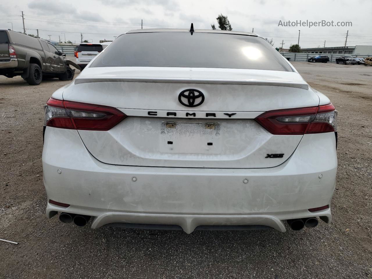 2021 Toyota Camry Xse White vin: 4T1K61AK8MU608100