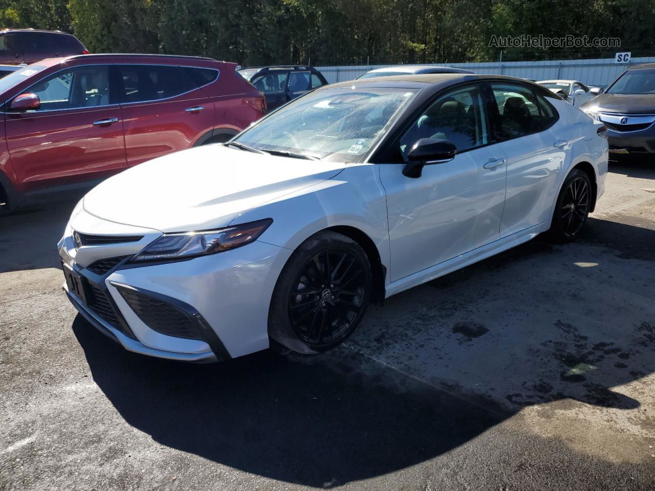 2021 Toyota Camry Xse White vin: 4T1K61AK9MU421271