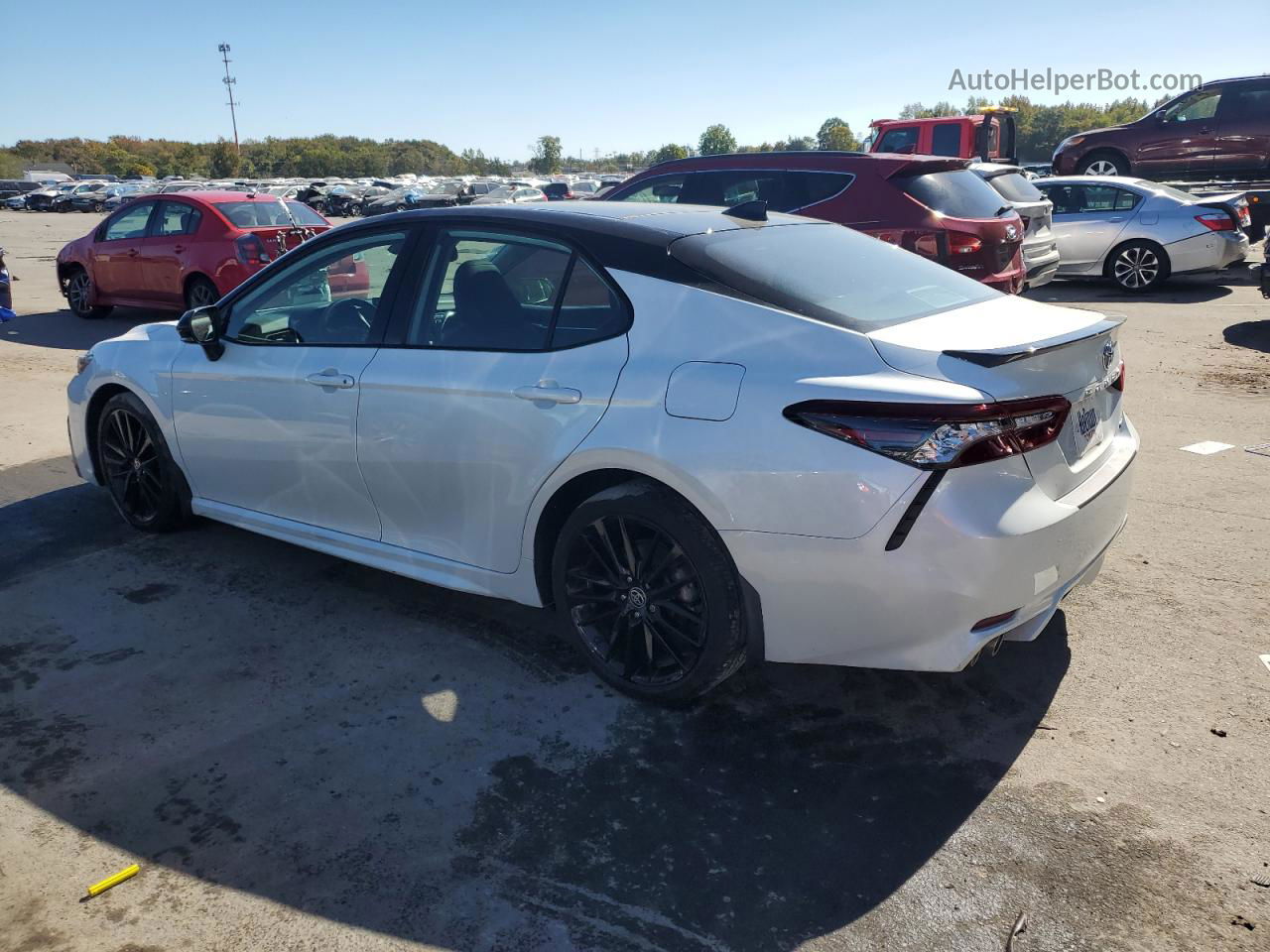 2021 Toyota Camry Xse White vin: 4T1K61AK9MU421271