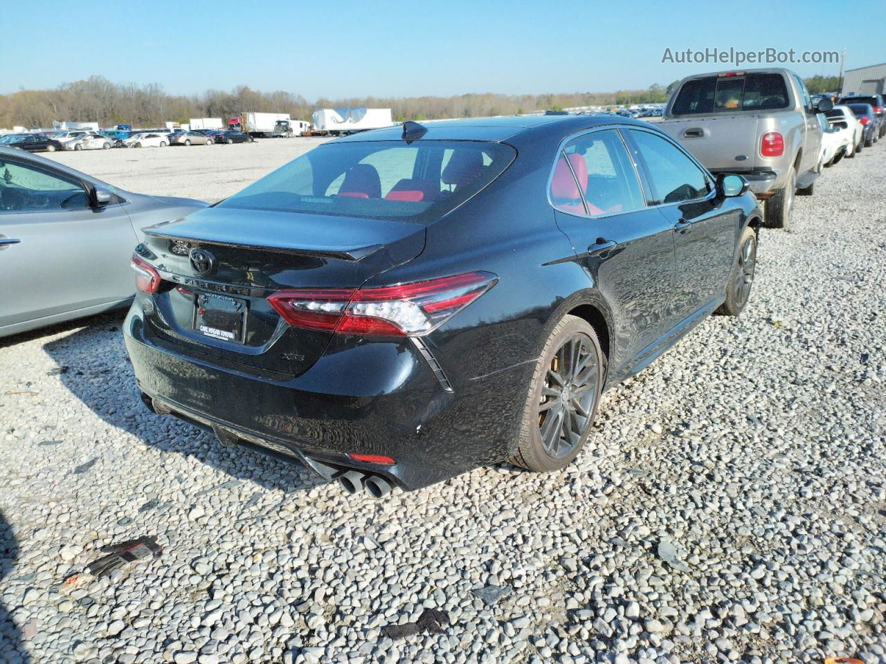 2021 Toyota Camry Xse Black vin: 4T1K61AK9MU487447