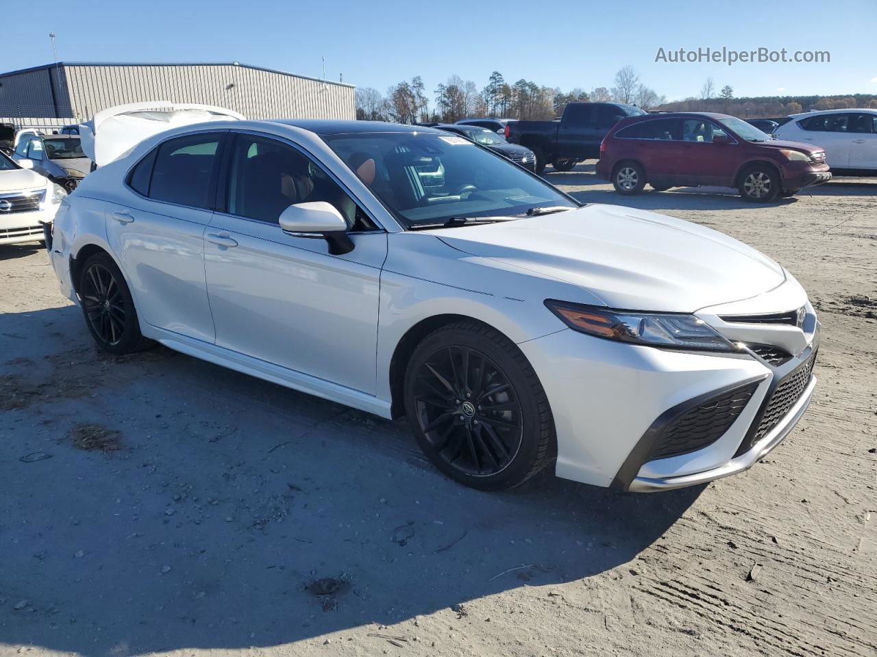 2021 Toyota Camry Xse Белый vin: 4T1K61AK9MU555214