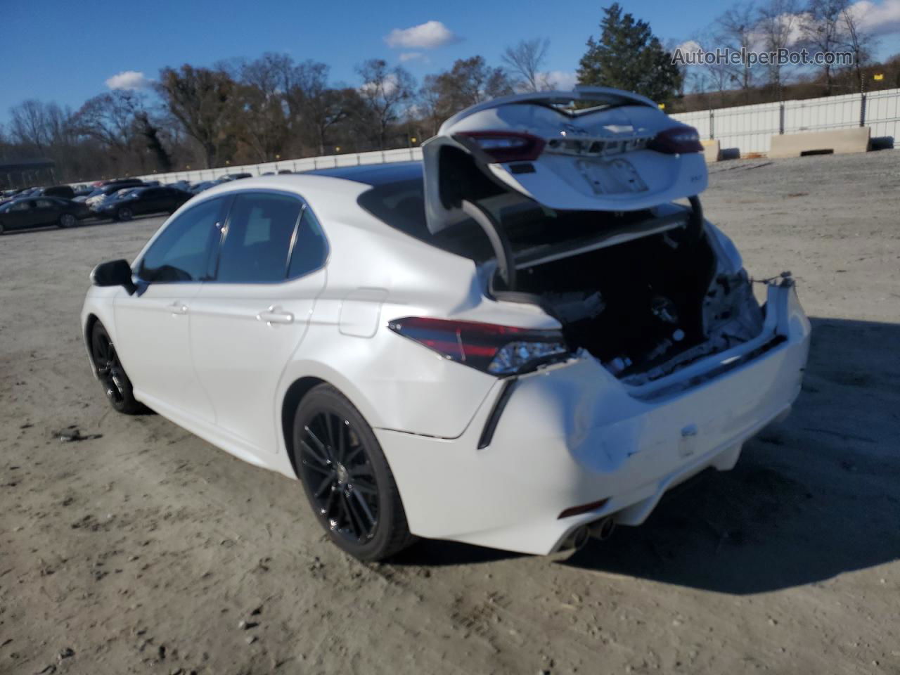 2021 Toyota Camry Xse White vin: 4T1K61AK9MU555214