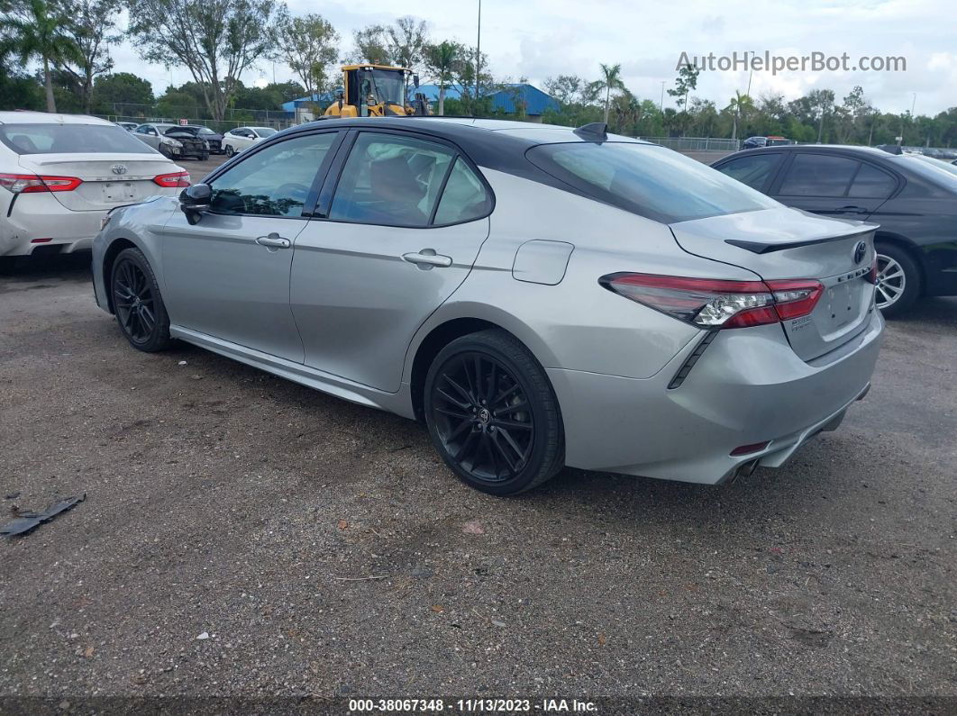 2021 Toyota Camry Xse Silver vin: 4T1K61AKXMU458779