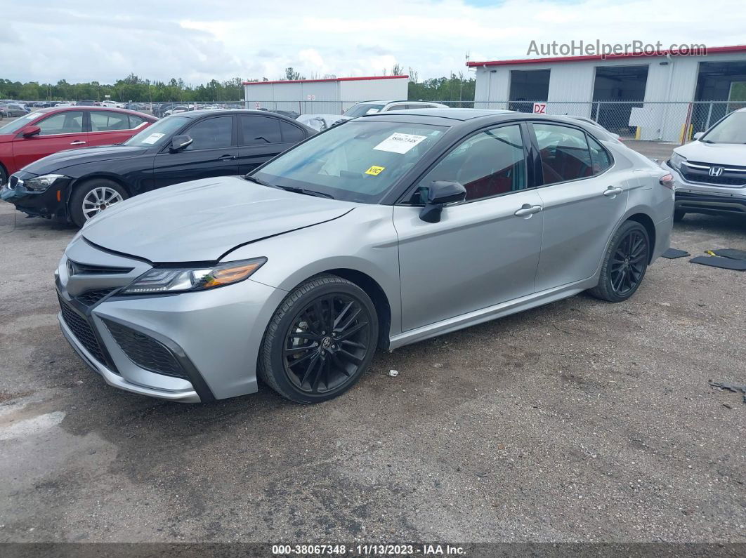 2021 Toyota Camry Xse Silver vin: 4T1K61AKXMU458779