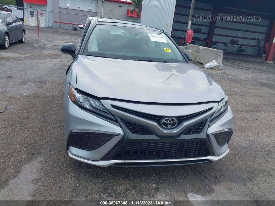 2021 Toyota Camry Xse Silver vin: 4T1K61AKXMU458779