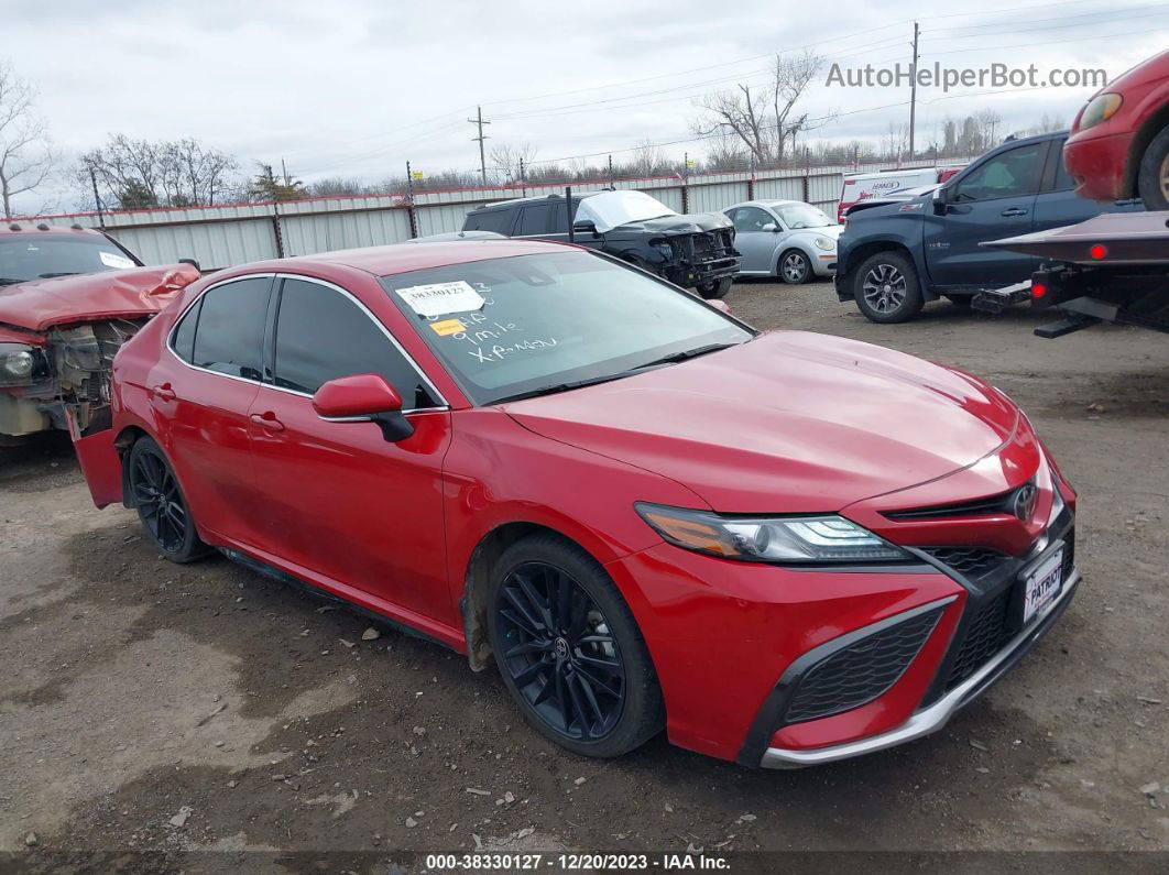 2021 Toyota Camry Xse Red vin: 4T1K61AKXMU496156