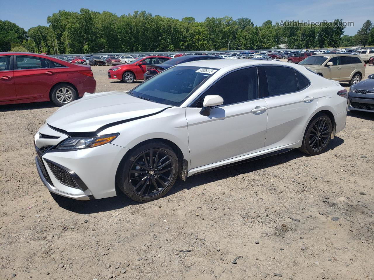 2021 Toyota Camry Xse Белый vin: 4T1K61AKXMU572636