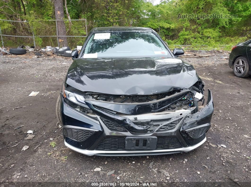 2021 Toyota Camry Xse Awd Black vin: 4T1K61BK4MU032522