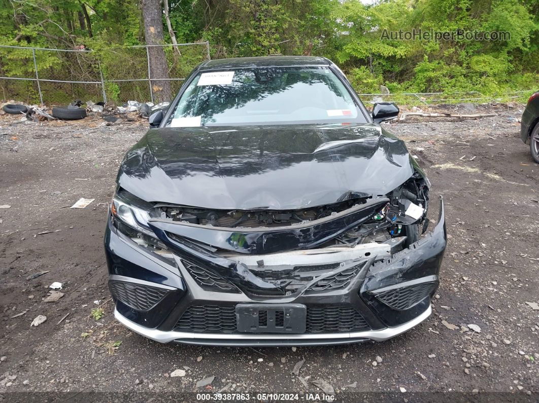 2021 Toyota Camry Xse Awd Black vin: 4T1K61BK4MU032522