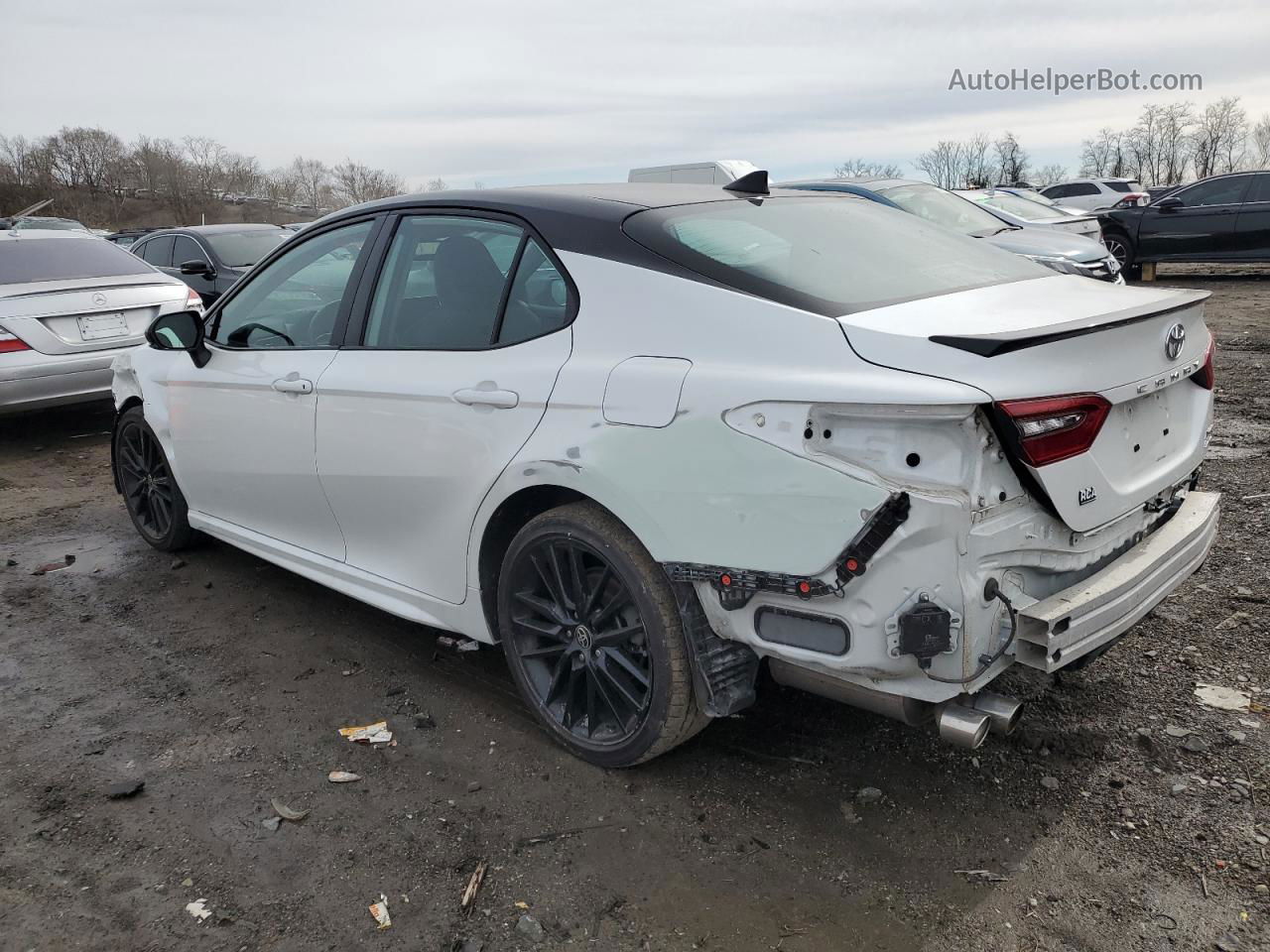 2021 Toyota Camry Xse Белый vin: 4T1K61BK7MU042901