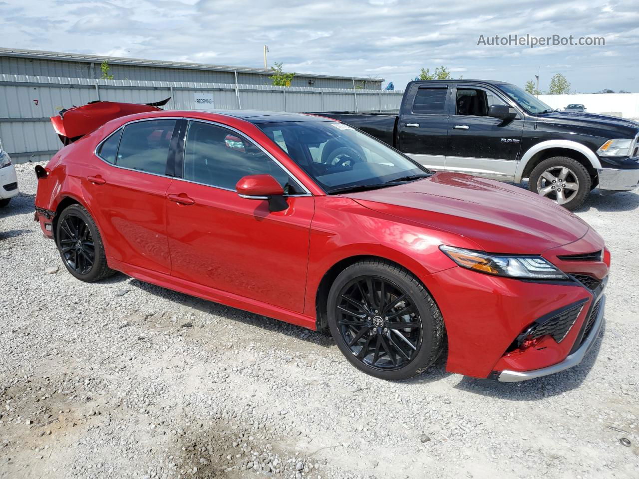 2021 Toyota Camry Xse Red vin: 4T1K61BK8MU047282