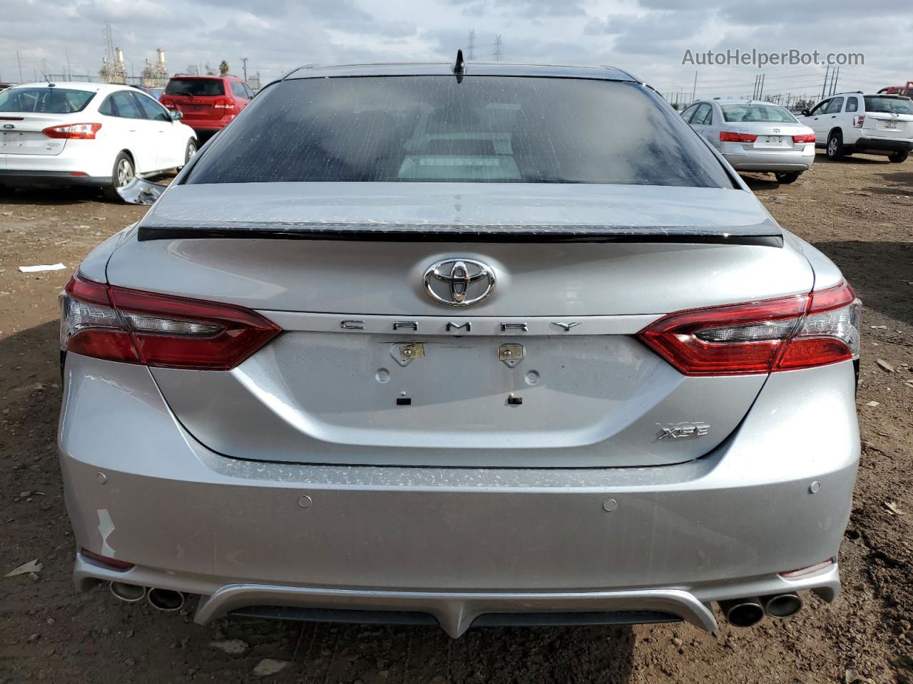 2021 Toyota Camry Trd Silver vin: 4T1KZ1AK3MU047490