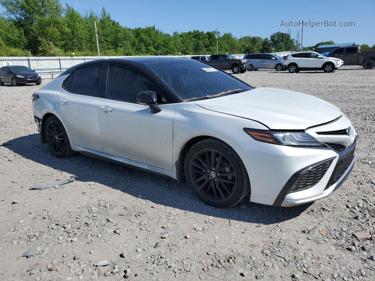 2021 Toyota Camry Trd White vin: 4T1KZ1AK3MU050714