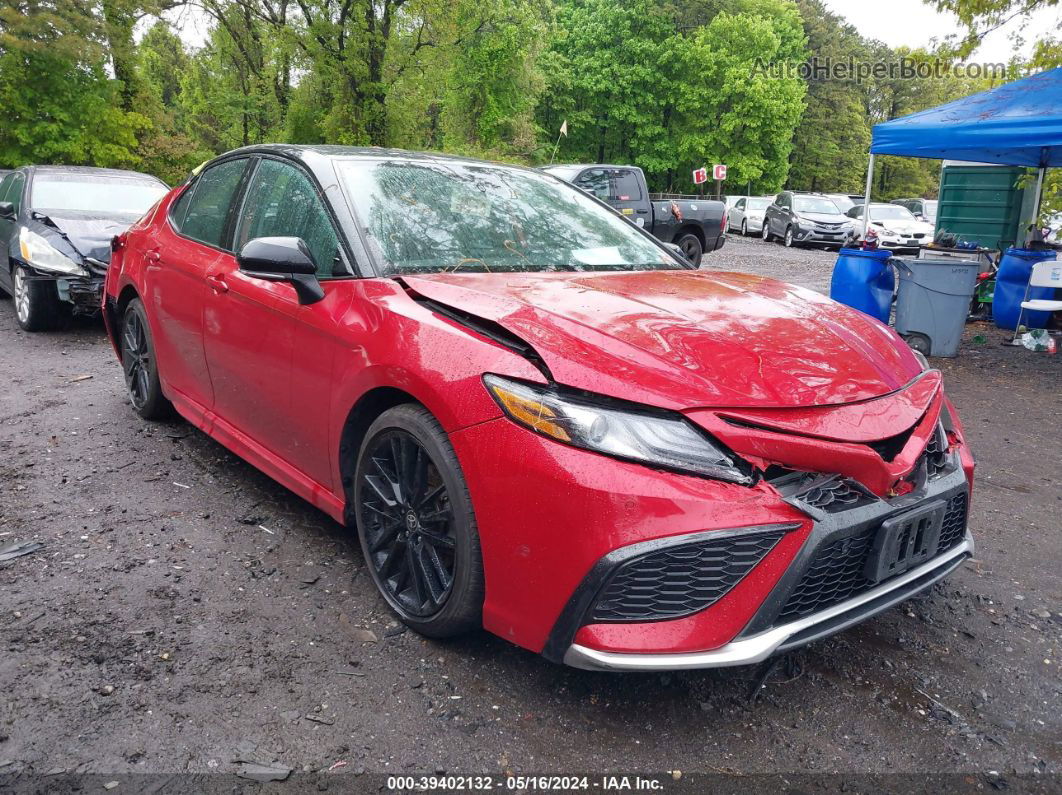 2021 Toyota Camry Xse V6 Красный vin: 4T1KZ1AK4MU055128