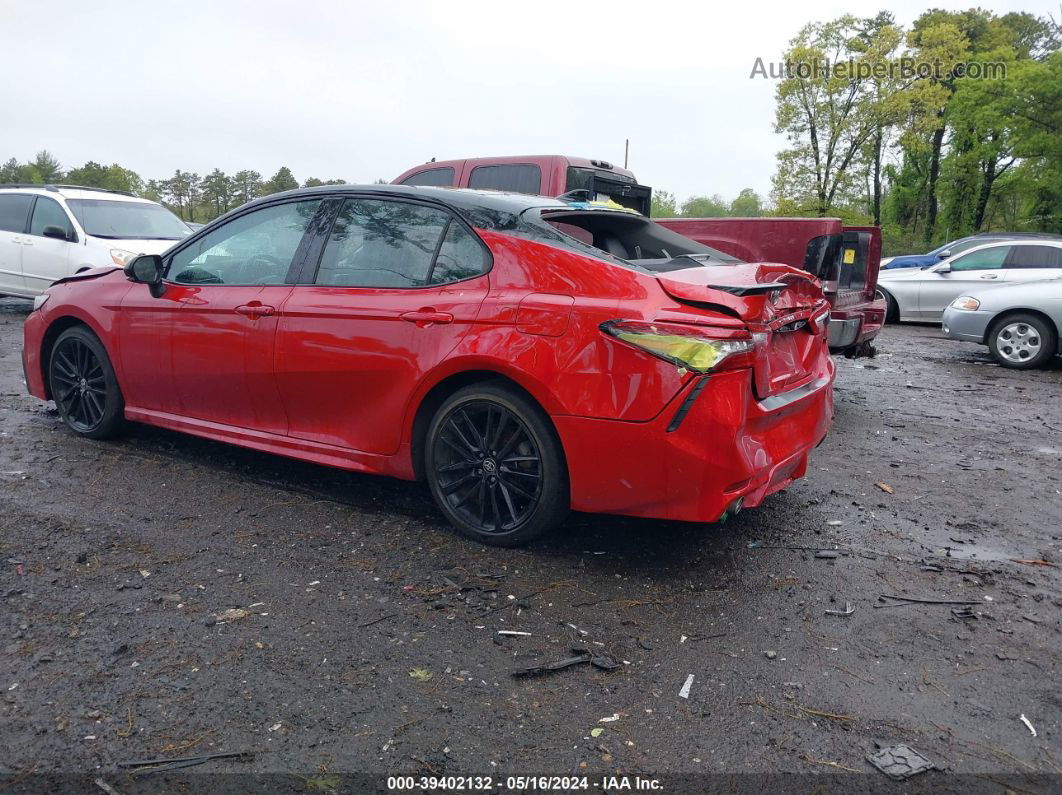 2021 Toyota Camry Xse V6 Red vin: 4T1KZ1AK4MU055128