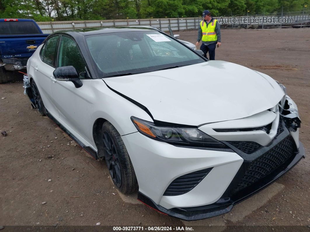 2021 Toyota Camry Trd White vin: 4T1KZ1AK5MU057213